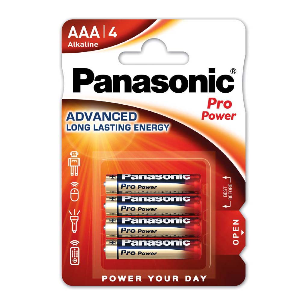 PANASONIC Pro Power AAA LR03PPG/4BP 4kpl/pkt