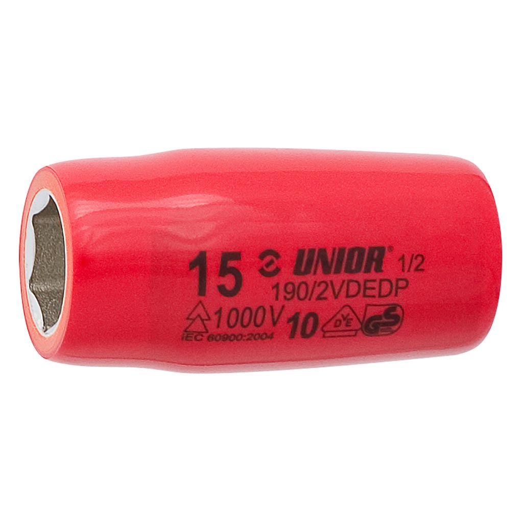 UNIOR VDE 1/2" hylsy 15mm, 6-K 190/2VDEDP