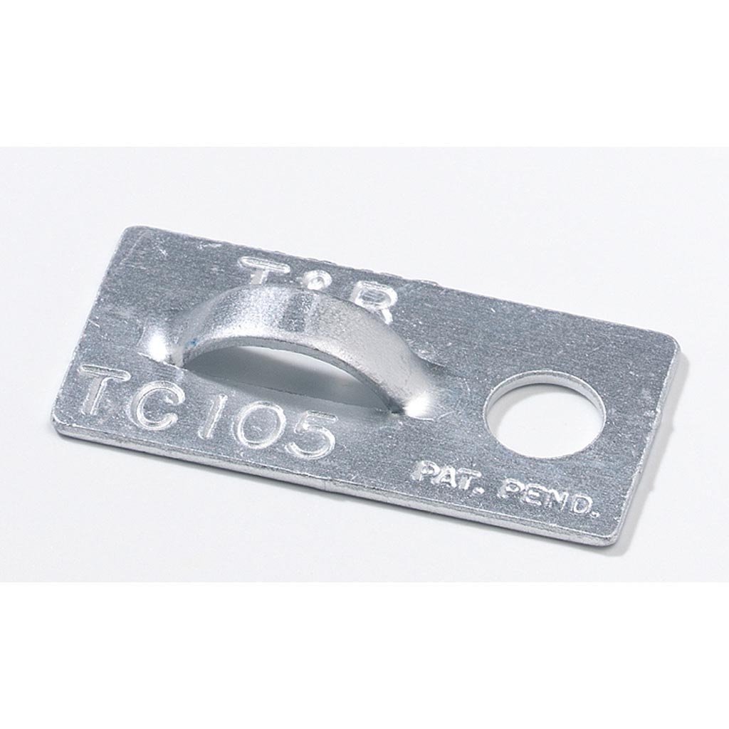 T&B Alumiinikiinnike  max 4,8 mm siteelle, 100 kpl
