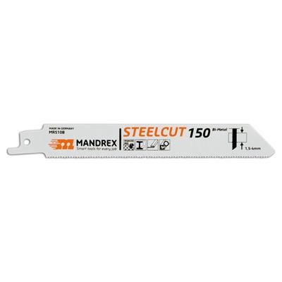 MANDREX Steelcut 150mm 2kpl/pkt, Bimetal S1.5-4mm